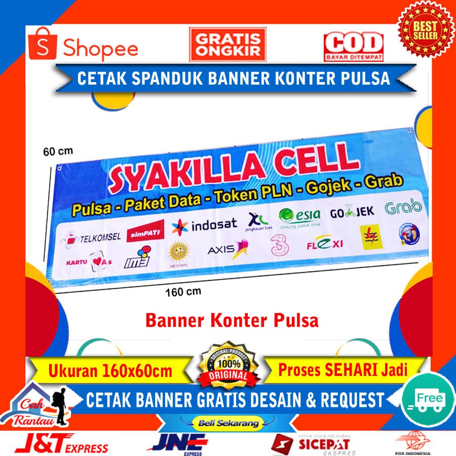 Detail Spanduk Counter Pulsa Nomer 21