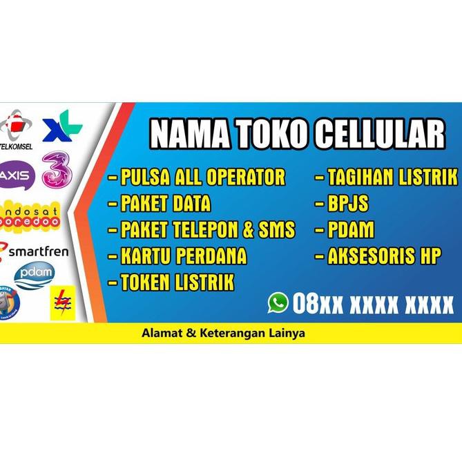 Detail Spanduk Counter Pulsa Nomer 43