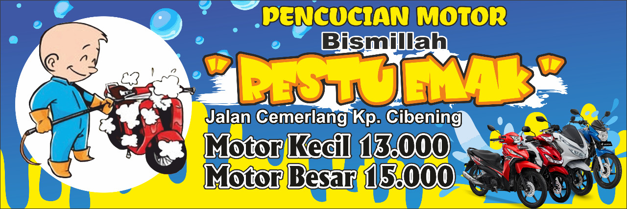 Detail Spanduk Cuci Mobil Nomer 13