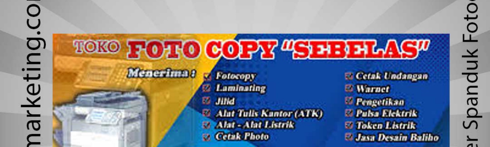 Detail Spanduk Fotokopi Nomer 25