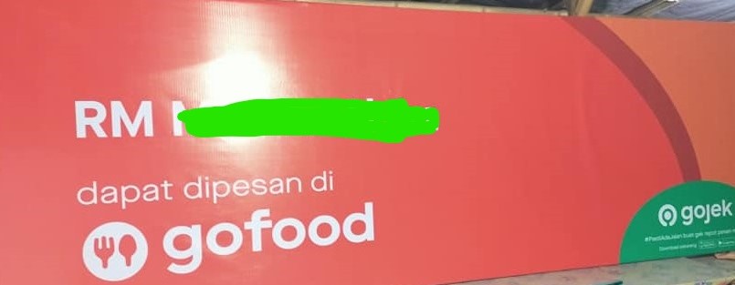 Detail Spanduk Gojek Nomer 3