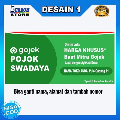 Detail Spanduk Gojek Nomer 6