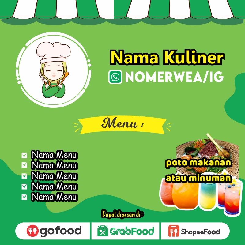 Detail Spanduk Gojek Nomer 8