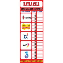 Detail Spanduk Harga Kuota Nomer 18