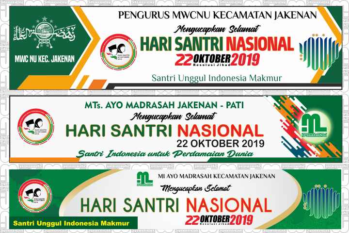 Detail Spanduk Hari Santri 2019 Nomer 2