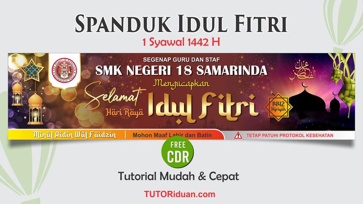 Detail Spanduk Idul Fitri Coreldraw Nomer 20