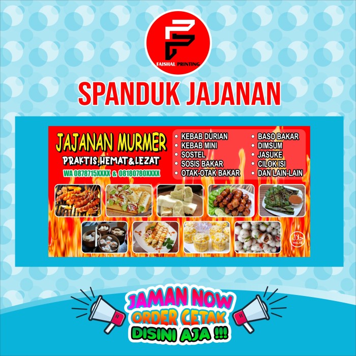 Detail Spanduk Jajanan Nomer 16