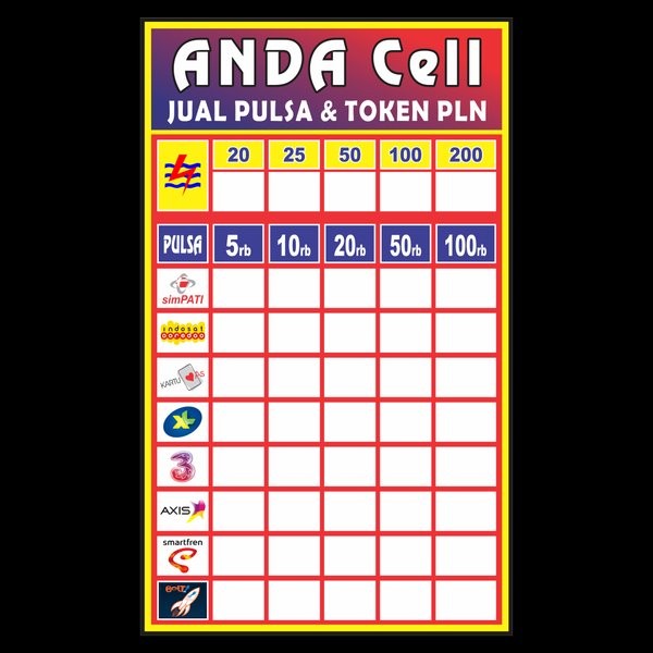 Detail Spanduk Jual Pulsa Nomer 42