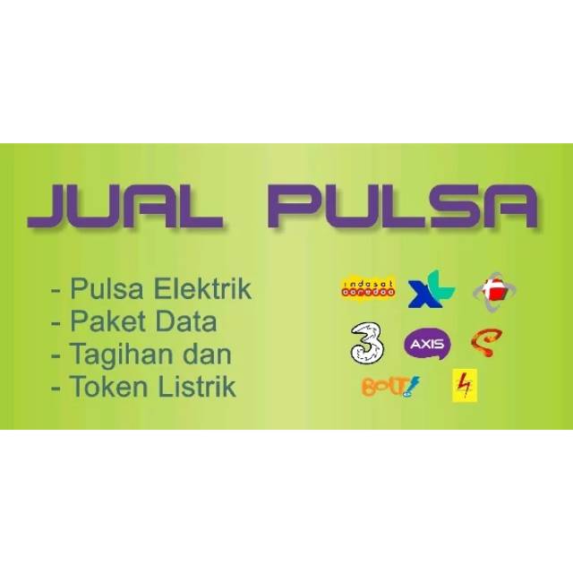 Detail Spanduk Jual Pulsa Dan Token Listrik Nomer 37