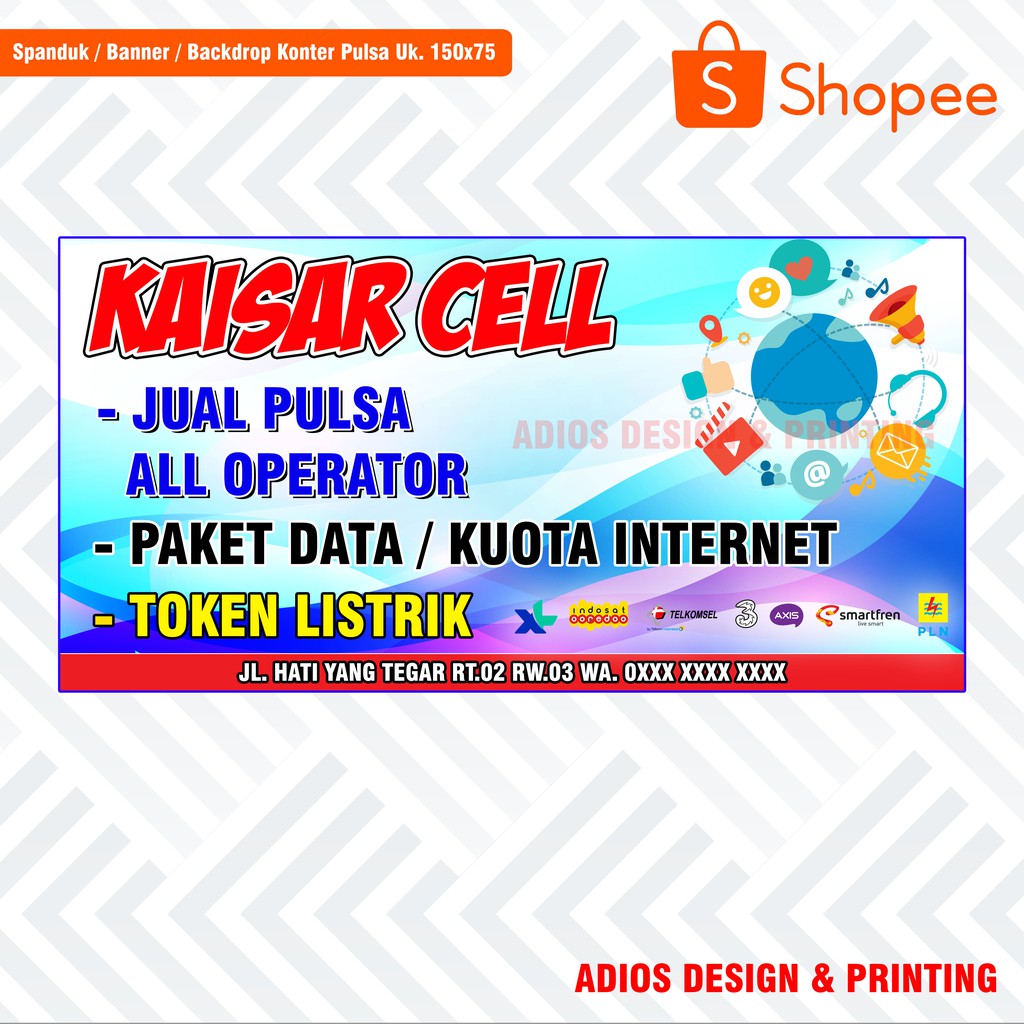 Detail Spanduk Jual Pulsa Dan Token Listrik Nomer 8
