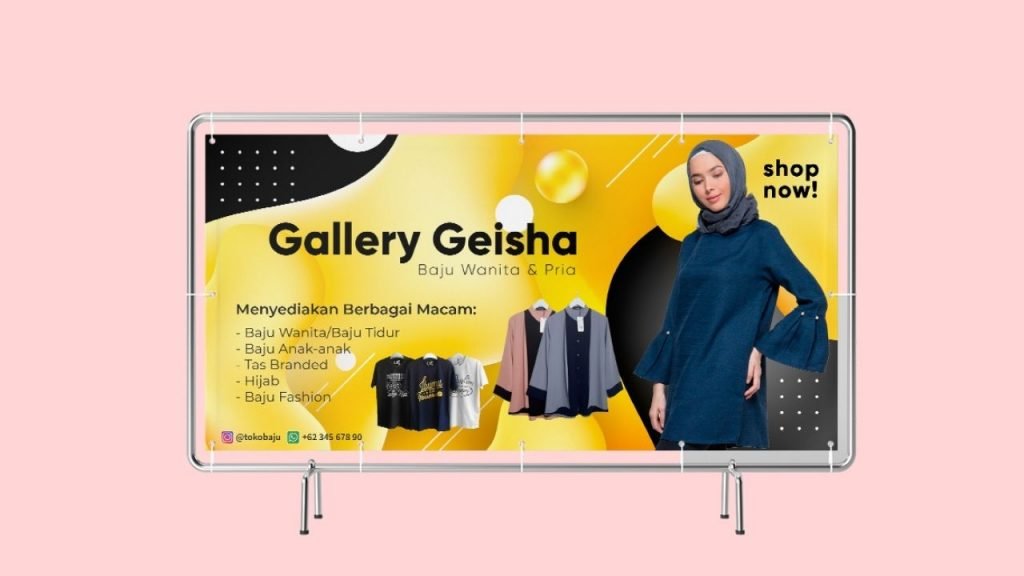 Detail Spanduk Jualan Baju Nomer 14