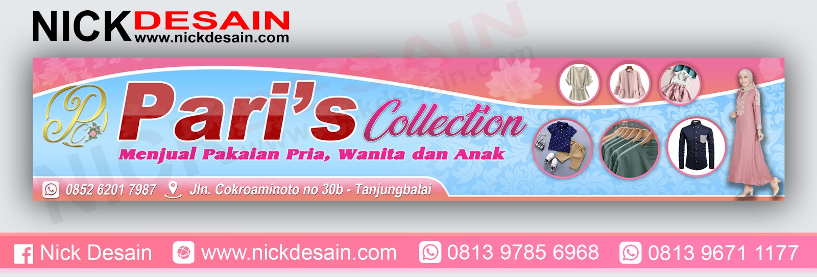 Detail Spanduk Jualan Baju Nomer 22