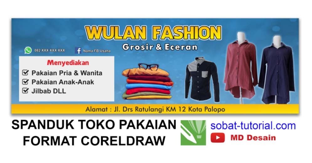 Detail Spanduk Jualan Baju Nomer 4