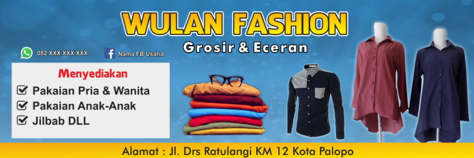 Detail Spanduk Jualan Baju Nomer 29
