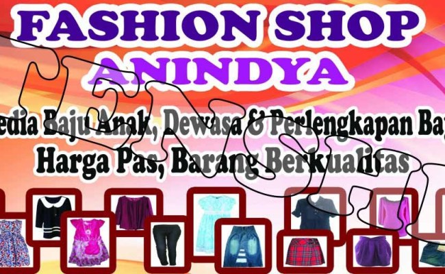 Detail Spanduk Jualan Baju Nomer 35