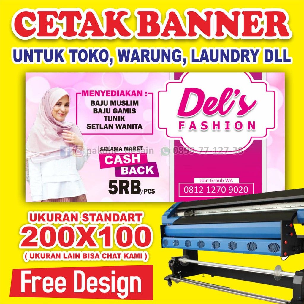 Detail Spanduk Jualan Baju Nomer 42