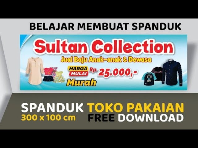 Detail Spanduk Jualan Baju Nomer 9