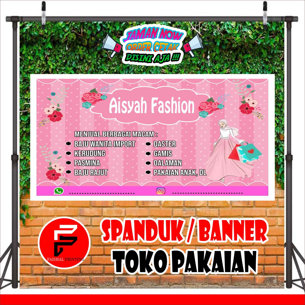 Detail Spanduk Jualan Baju Nomer 10
