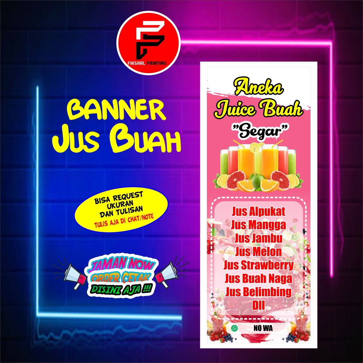 Detail Spanduk Jus Buah Segar Nomer 28