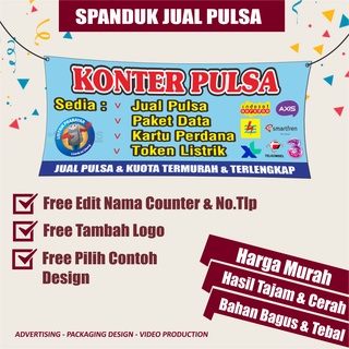 Detail Spanduk Konter Keren Nomer 22