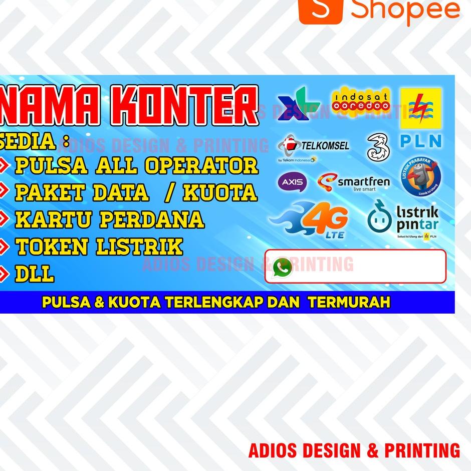 Detail Spanduk Konter Pulsa Terbaru Nomer 17