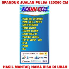 Detail Spanduk Konter Pulsa Unik Nomer 36