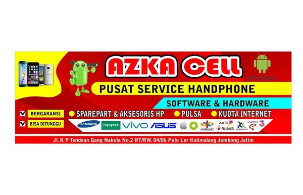 Detail Spanduk Konter Service Hp Nomer 5