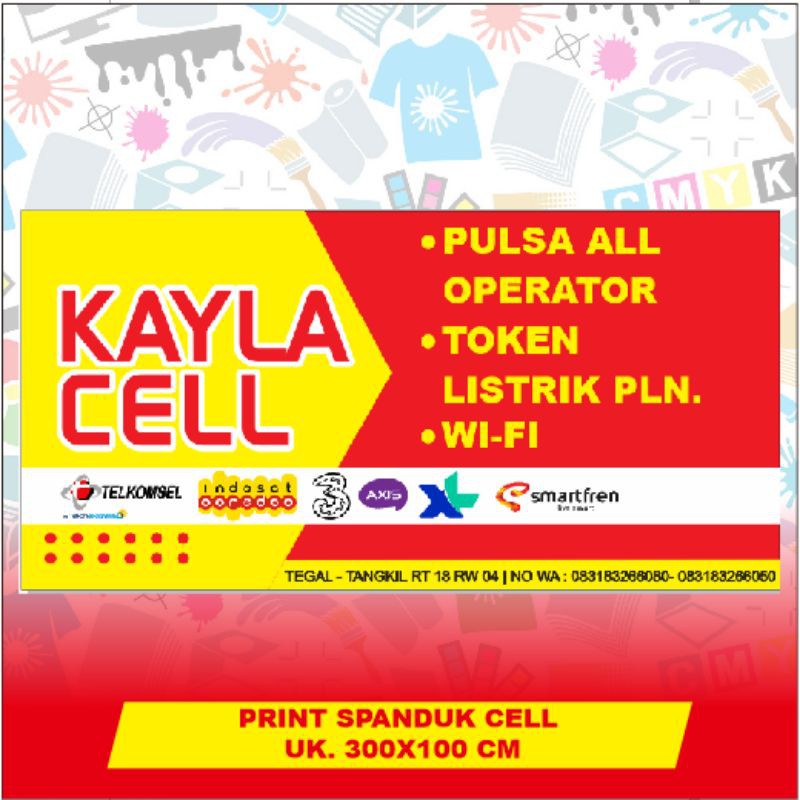 Detail Spanduk Konter Service Hp Nomer 39