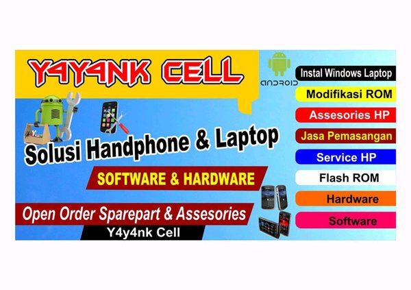 Detail Spanduk Konter Service Hp Nomer 41
