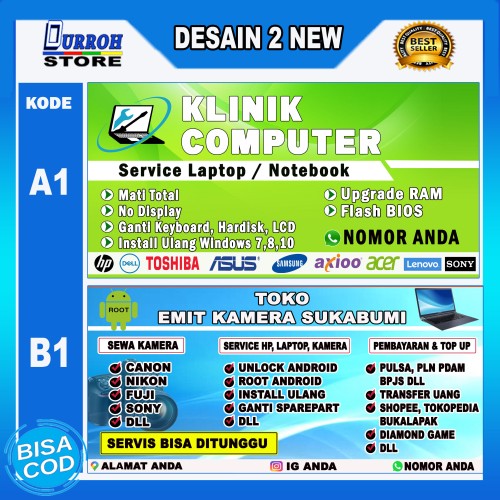 Detail Spanduk Konter Service Hp Nomer 44
