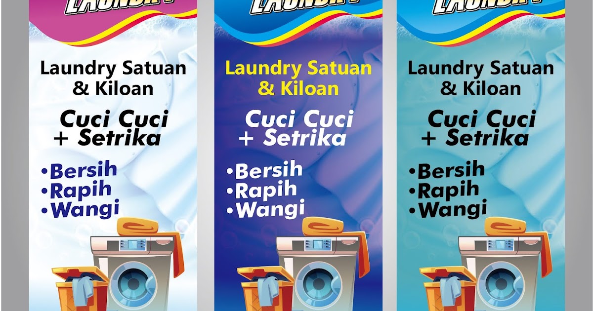 Detail Spanduk Laundry Cdr Nomer 27
