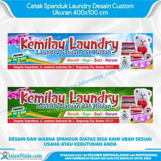 Detail Spanduk Laundry Simple Nomer 22