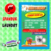Detail Spanduk Laundry Simple Nomer 45