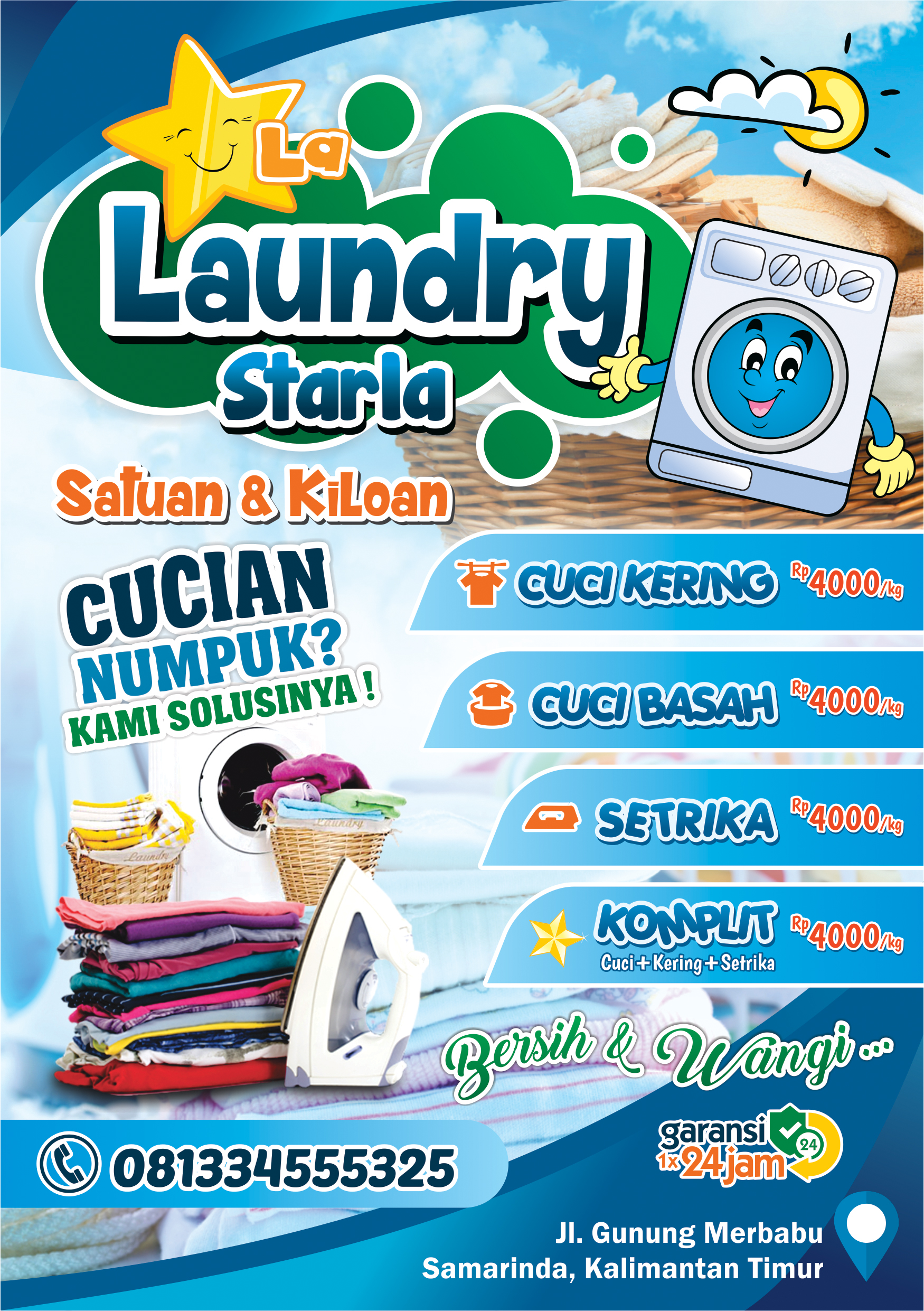 Spanduk Laundry Yang Menarik Cdr - KibrisPDR
