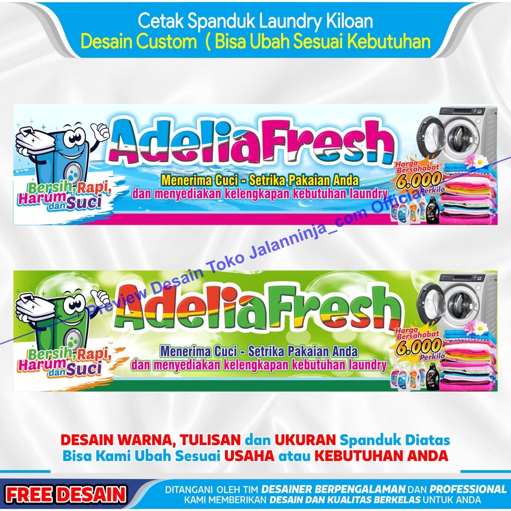 Detail Spanduk Laundry Yang Menarik Cdr Nomer 14