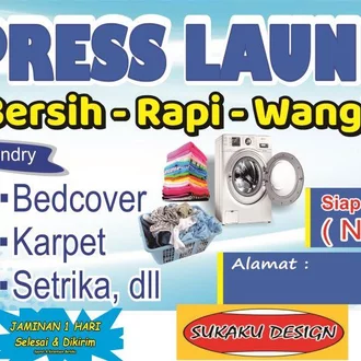 Detail Spanduk Laundry Yang Menarik Cdr Nomer 17