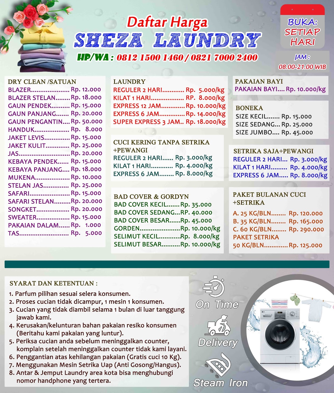 Detail Spanduk Laundry Yang Menarik Cdr Nomer 22