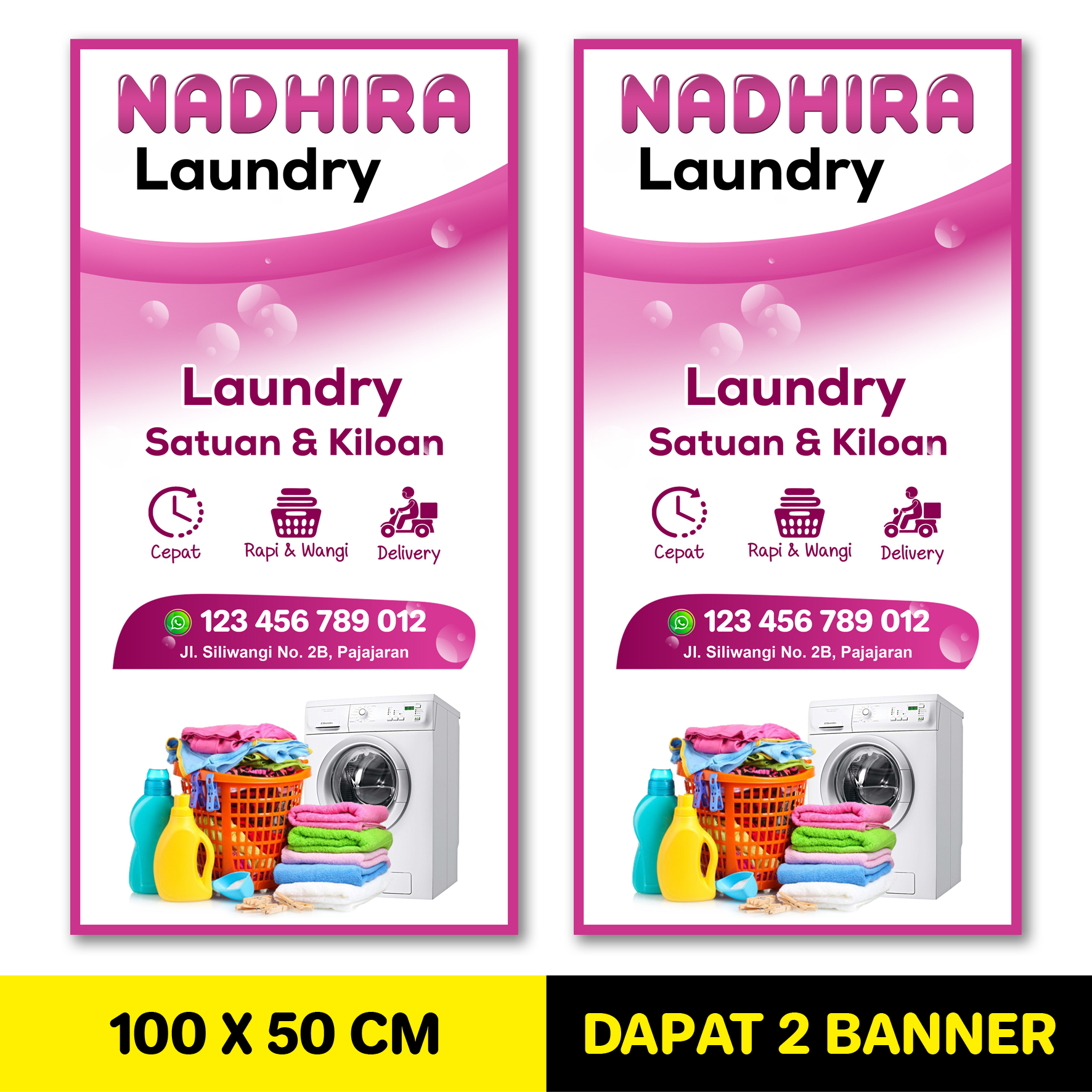 Detail Spanduk Laundry Yang Menarik Cdr Nomer 27
