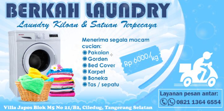 Detail Spanduk Laundry Yang Menarik Cdr Nomer 34