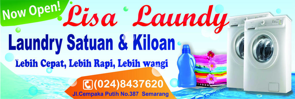 Detail Spanduk Laundry Yang Menarik Cdr Nomer 36