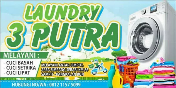 Detail Spanduk Laundry Yang Menarik Cdr Nomer 37