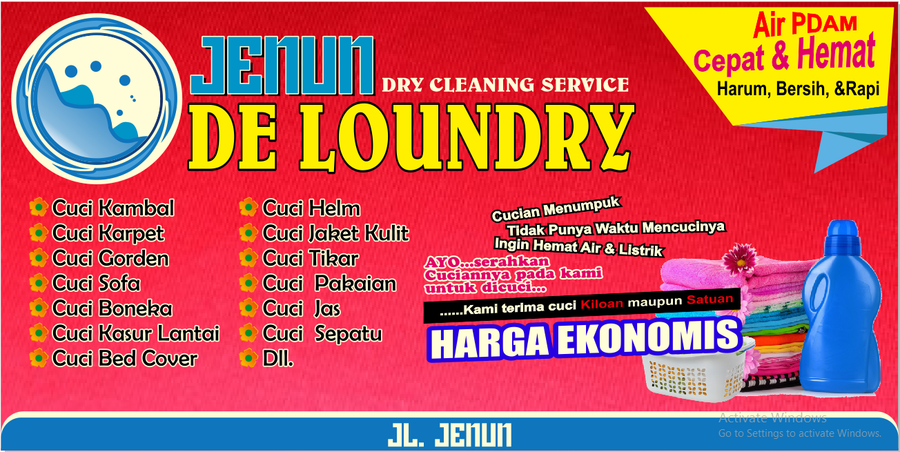 Detail Spanduk Laundry Yang Menarik Cdr Nomer 38