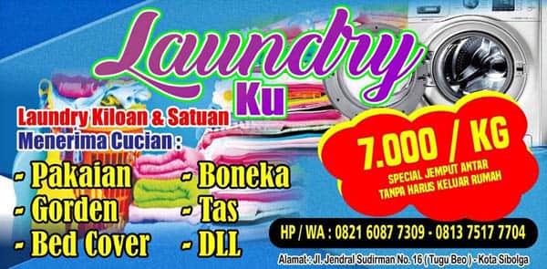 Detail Spanduk Laundry Yang Menarik Cdr Nomer 41