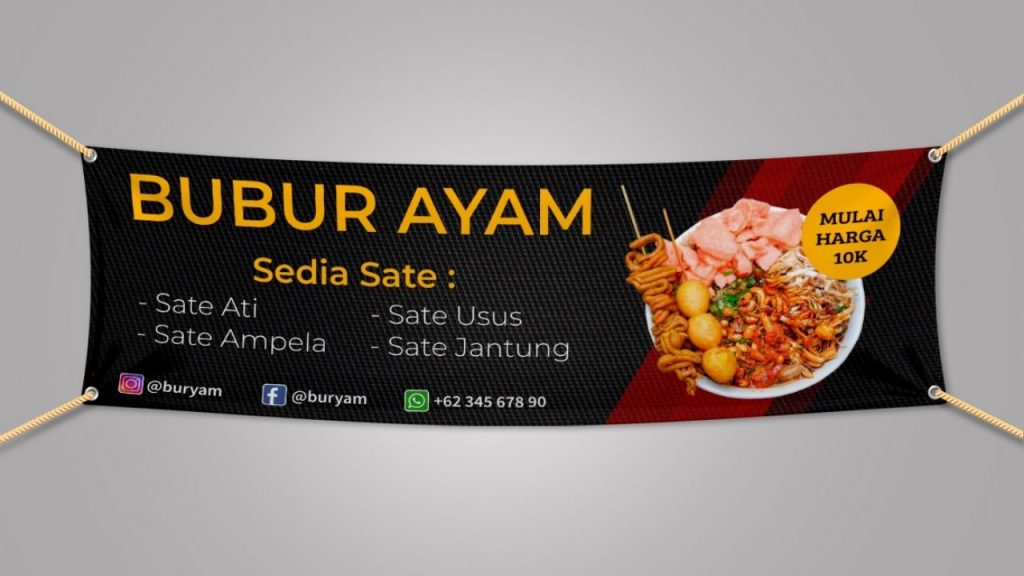 Detail Spanduk Makanan Menarik Nomer 11