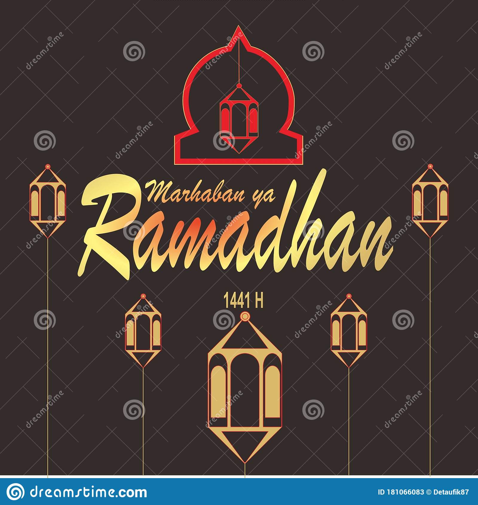 Detail Spanduk Marhaban Ya Ramadhan Vector Nomer 45