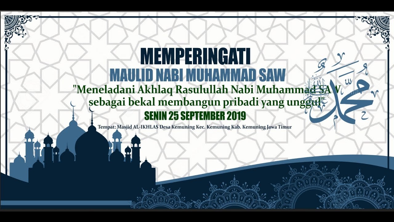 Detail Spanduk Maulid 2019 Nomer 3