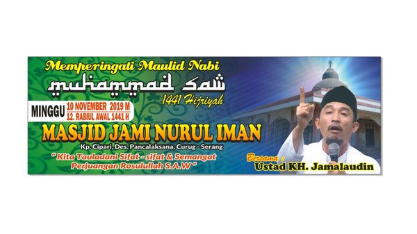 Detail Spanduk Maulid Nabi Muhammad Nomer 15