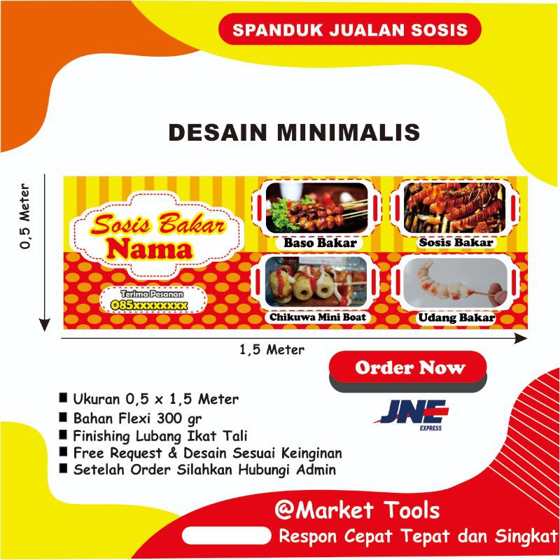 Detail Spanduk Minimalis Nomer 31