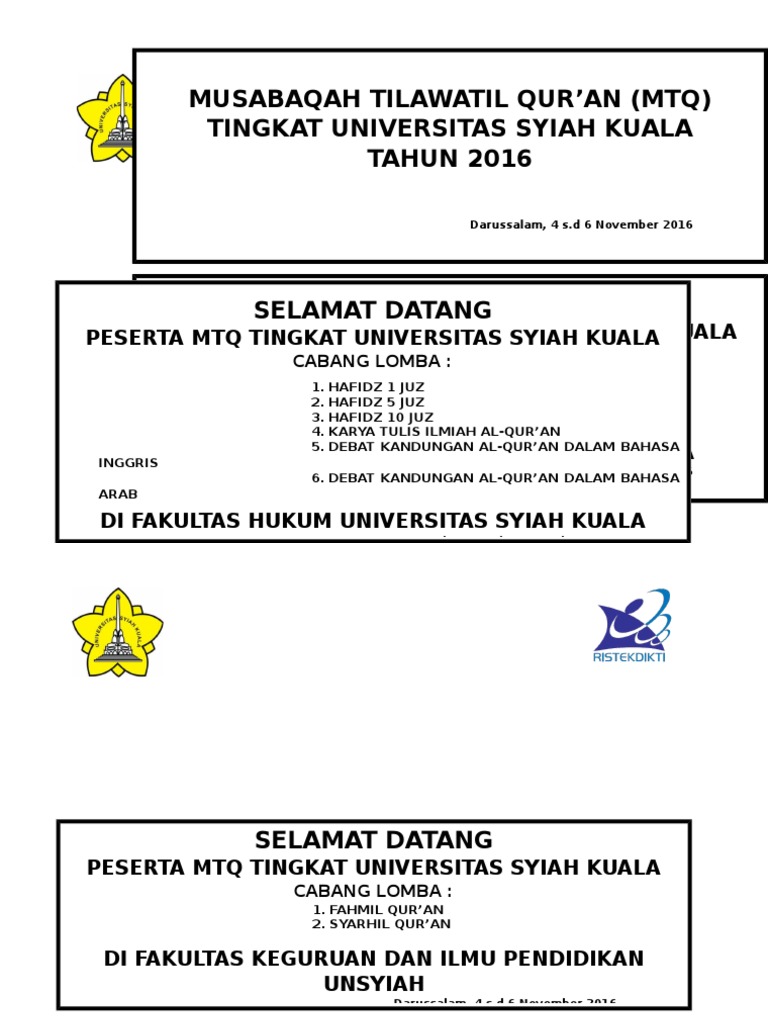 Detail Spanduk Mtq Nomer 22