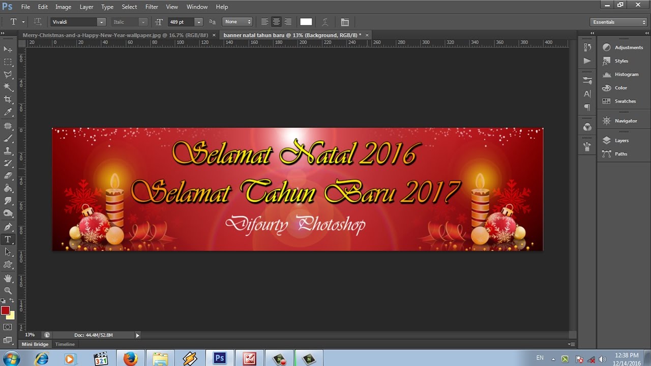 Detail Spanduk Natal Tahun Baru Nomer 30